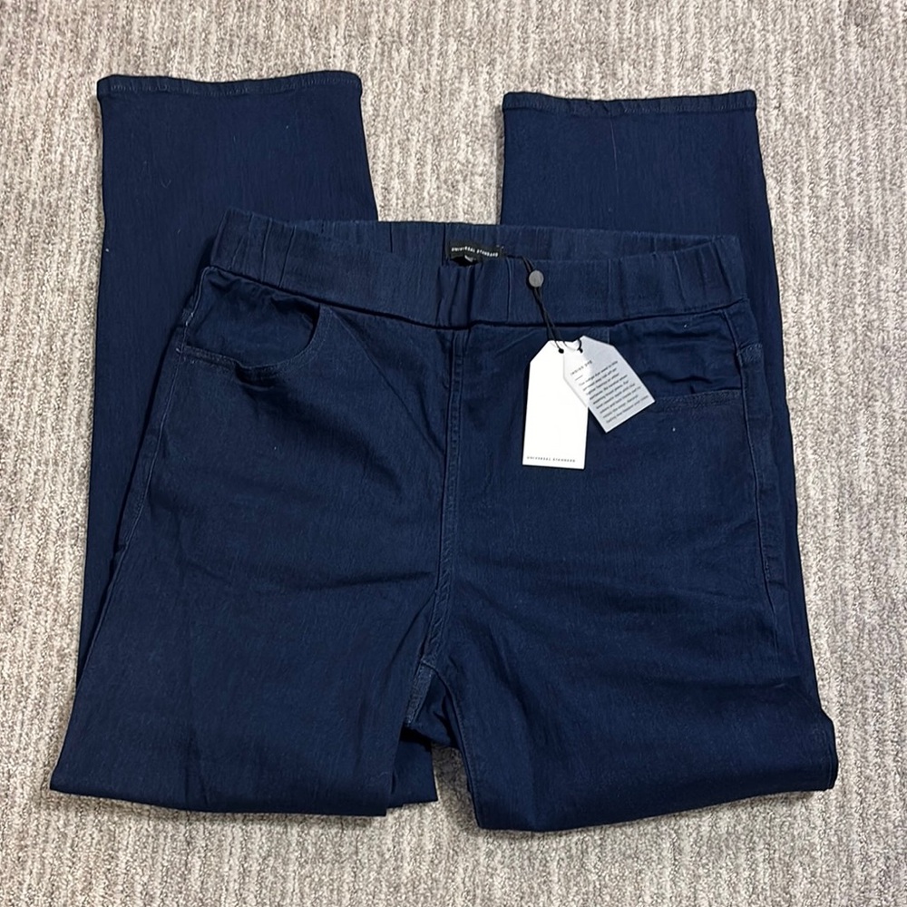 Universal Standard Dark Blue Denim Jeans NWT